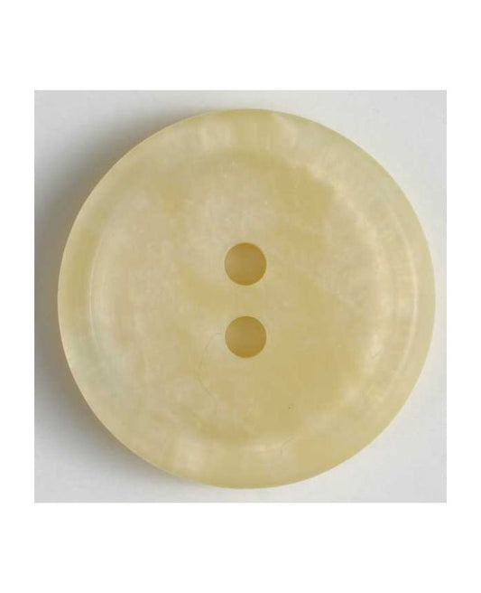 DILL Pyöreä muovinappi 15 mm 231430 vaaleankeltainen