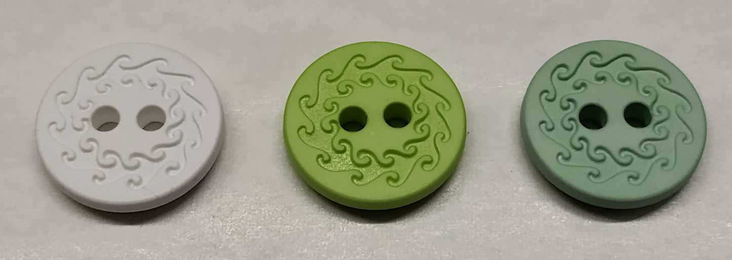 Muovinappi 15 mm