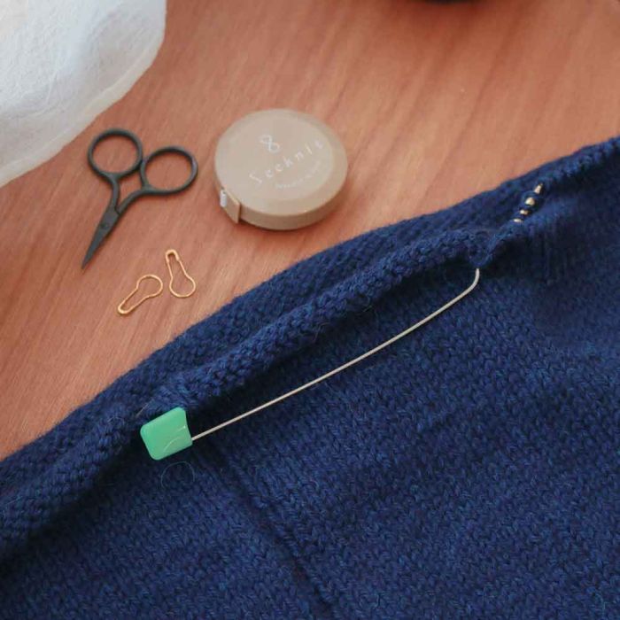 SEEKNIT Pitkä hakaneula/silmukanpidin 13,5 cm 2 kpl pakkaus