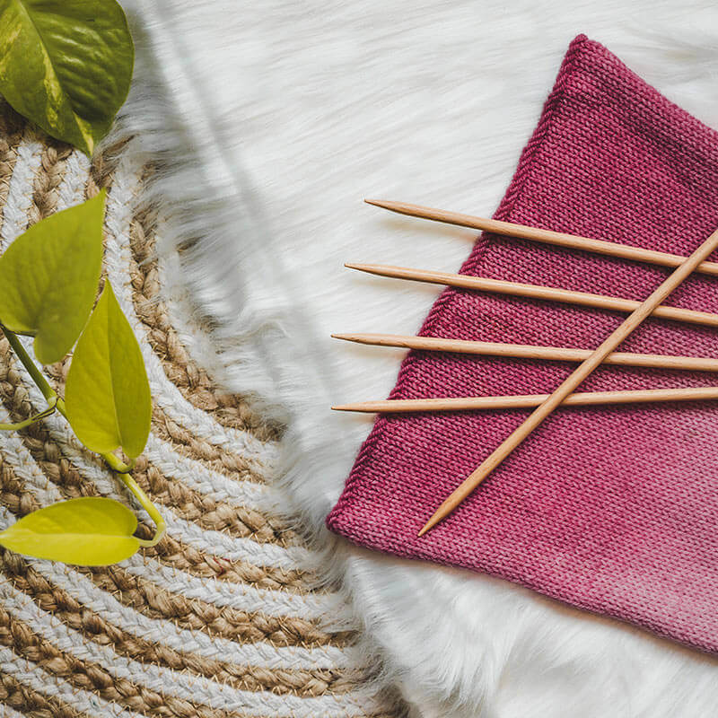 KNITPRO Basix - puiset sukkapuikot 20 cm