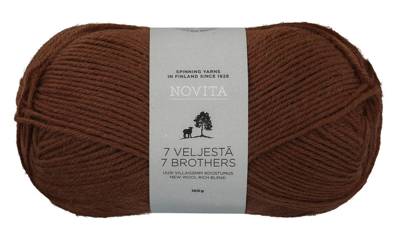 NOVITA 7 Veljestä -sukkalanka 100 g