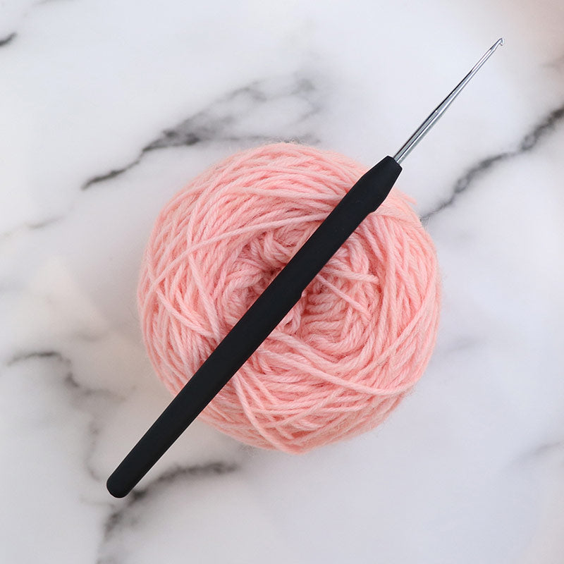 KNITPRO Soft Grip/Aluminium -virkkuukoukut