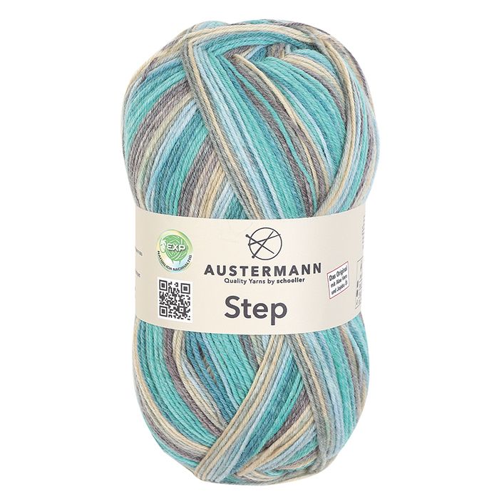 AUSTERMANN Step 4 kirjava sukkalanka 100 g