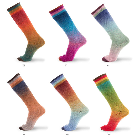 KATIA Symmetric socks and more degrade - liukuvärjätty sukkalanka 100 g