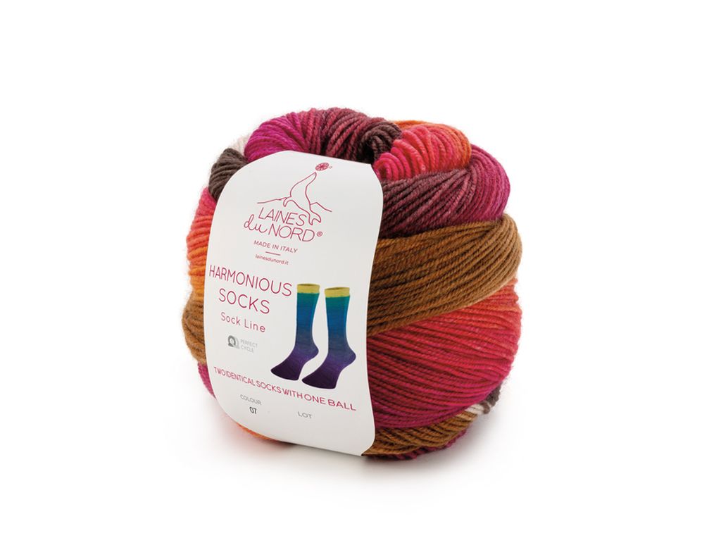 LAINES DU NORD Harmonious socks -sukkalanka 100 g