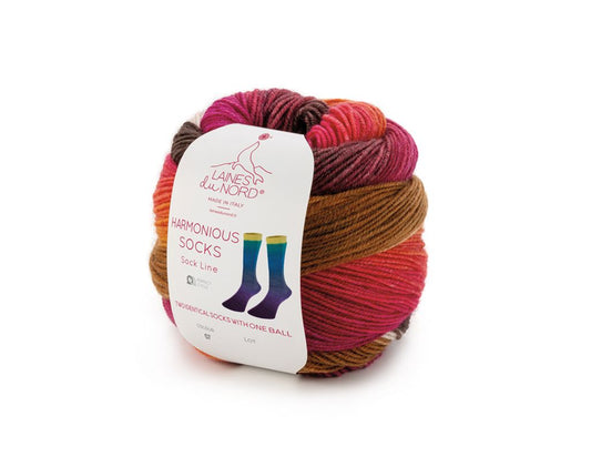 LAINES DU NORD Harmonius socks -sukkalanka 100 g