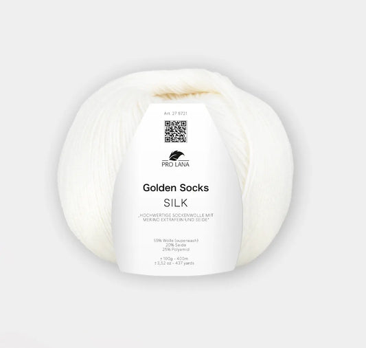 PRO LANA Golden socks silk 100 g