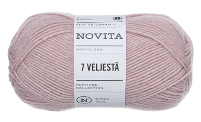 NOVITA 7 Veljestä -sukkalanka 100 g