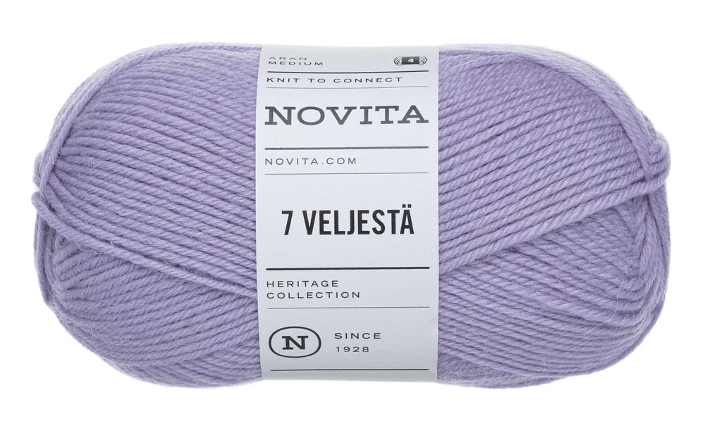 NOVITA 7 Veljestä -sukkalanka 100 g