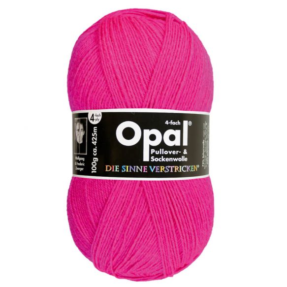 OPAL 4-säikeinen sukkalanka yksivärinen 100 g